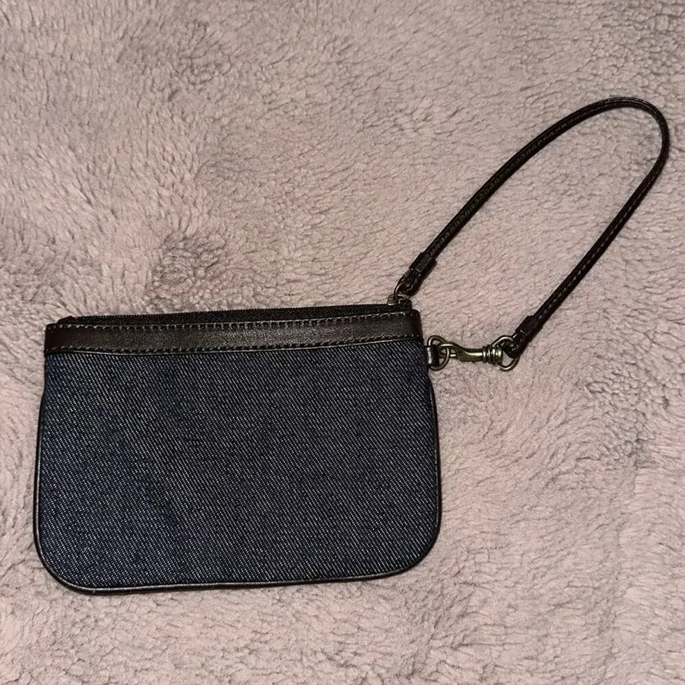 Cute Little Denim Wristlet